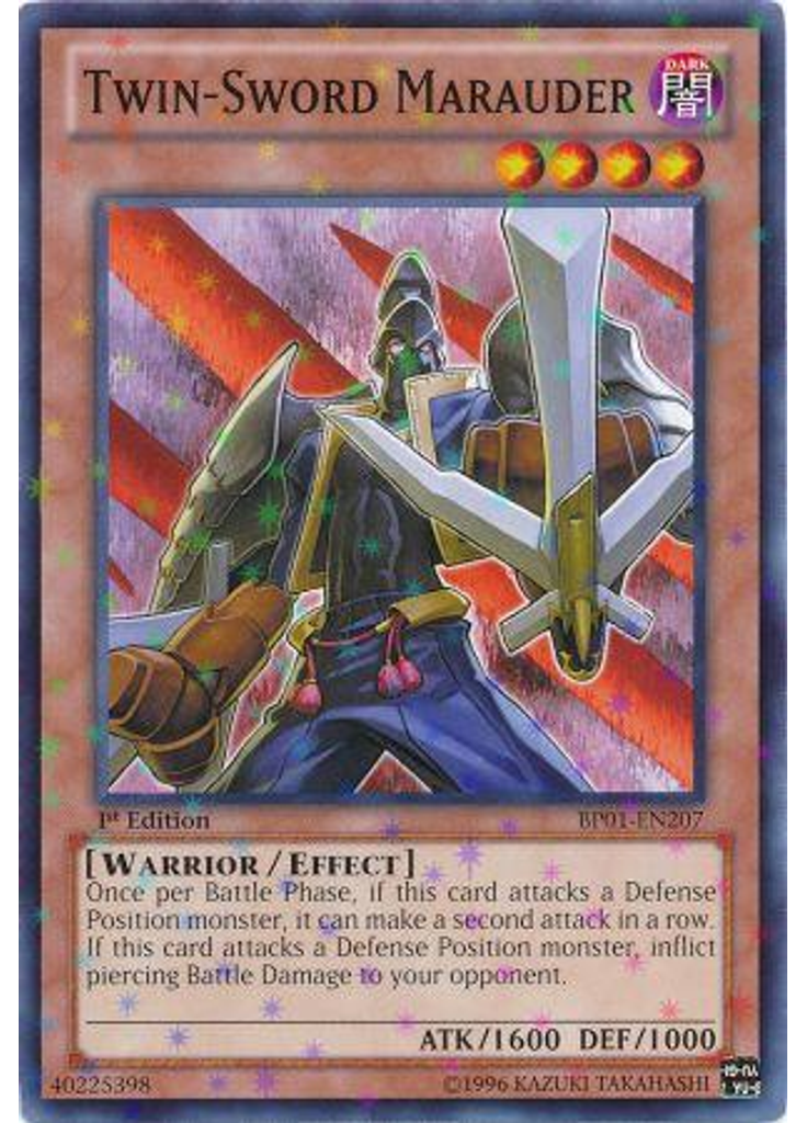 Twin-Sword Marauder (Starfoil Rare 1st Edition)