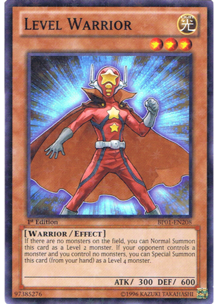 Level Warrior (Starfoil Rare 1st Edition)