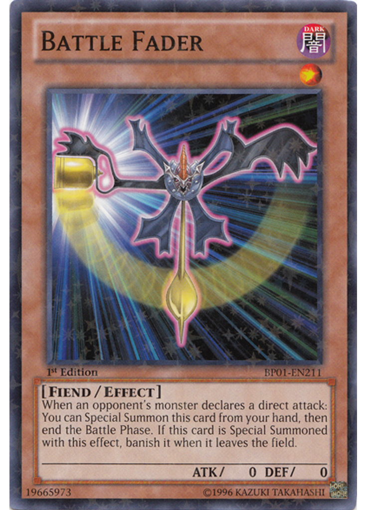 Battle Fader (Starfoil Rare 1st Edition)