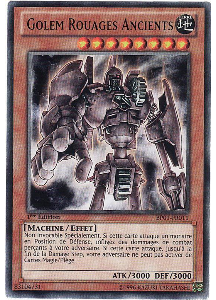 Golem Rouages Ancients