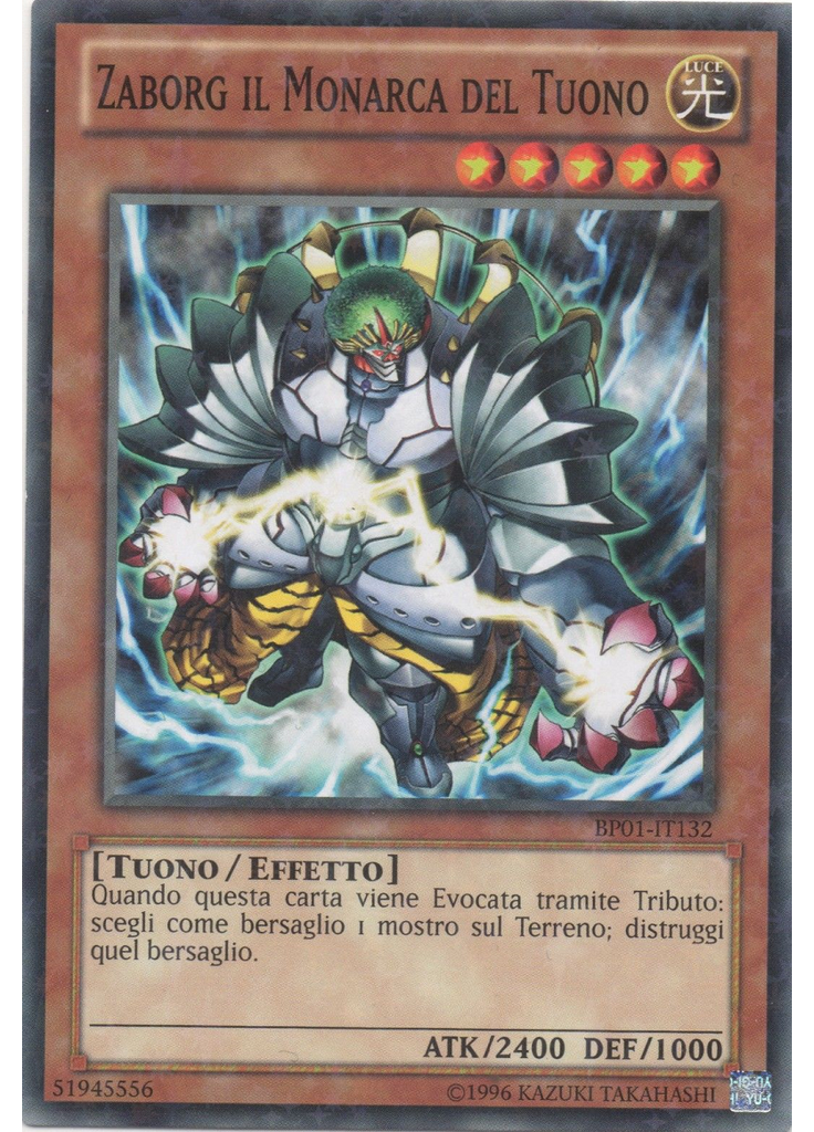 Zaborg il Monarca del Tuono (Starfoil Rare Unlimited)