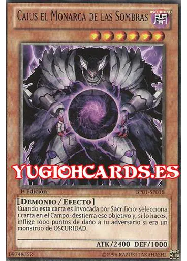 Caius el Monarca de las Sombras