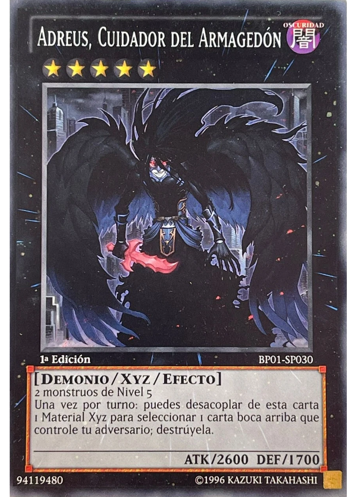 Adreus, Cuidador del Armagedón