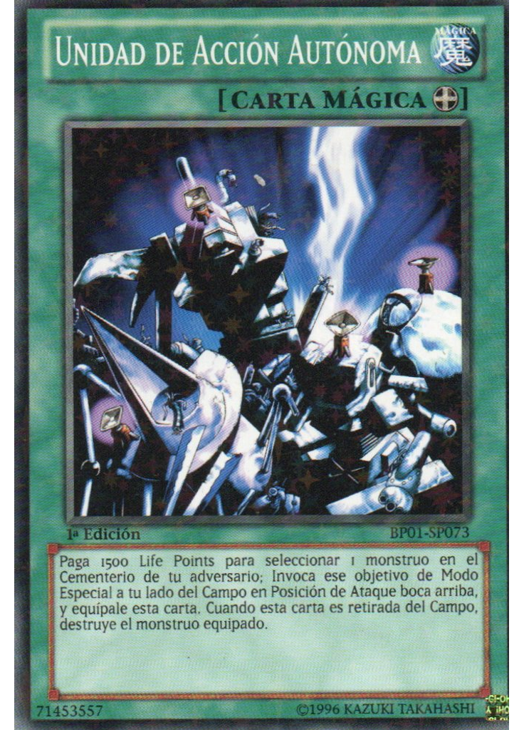 Unidad de Acción Autónoma (Starfoil Rare 1st Edition)