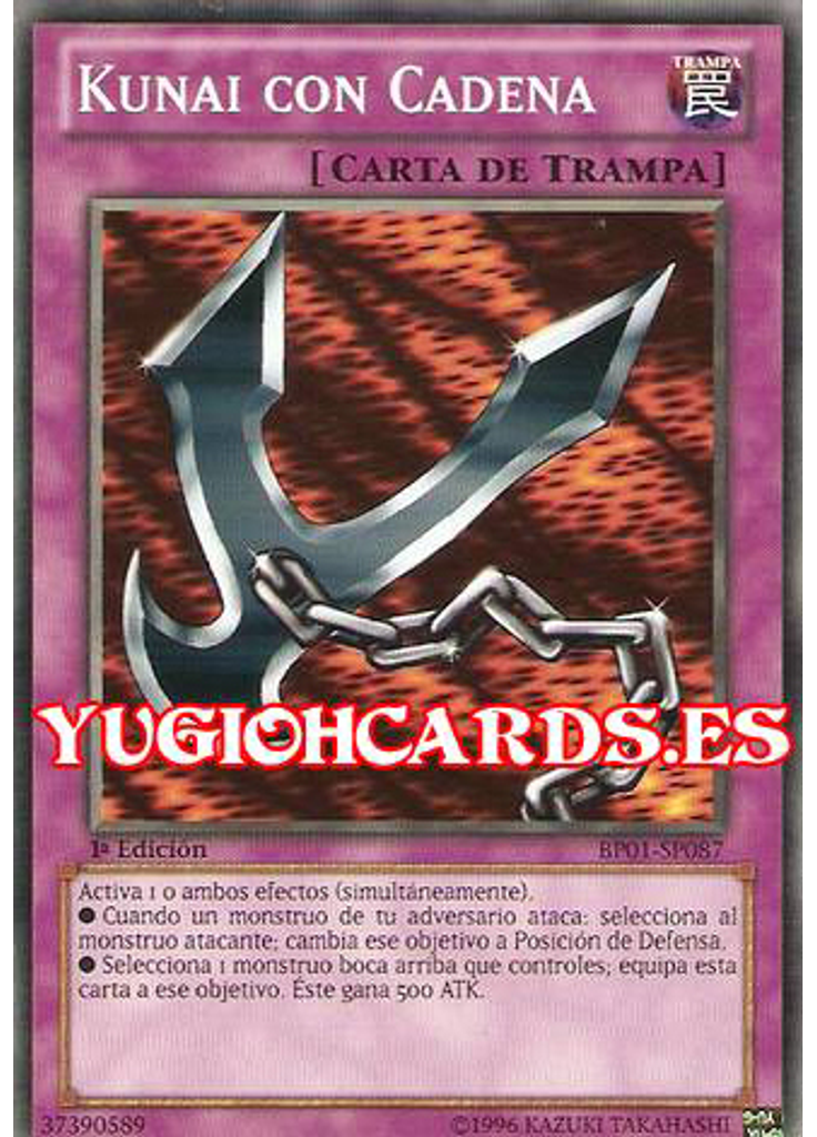 Kunai con Cadena