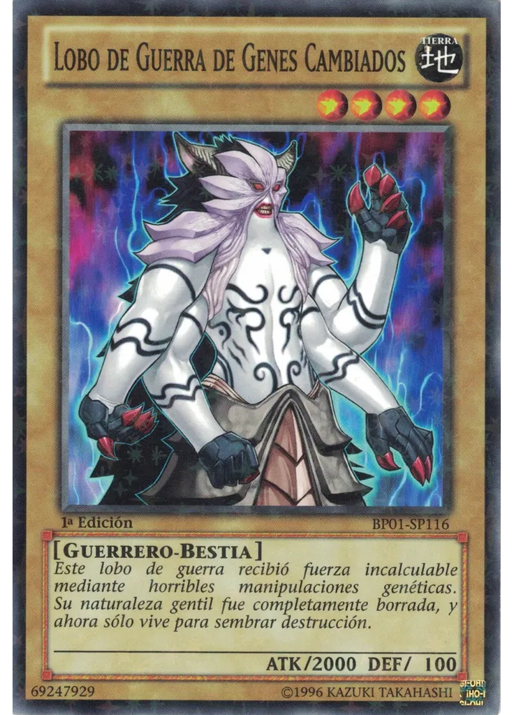 Lobo de Guerra de Genes Cambiados (Starfoil Rare 1st Edition)
