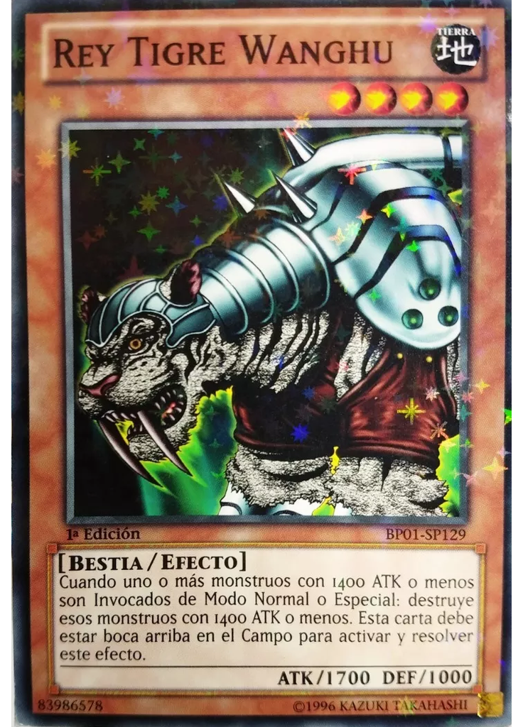 Rey Tigre Wanghu (Starfoil Rare 1st Edition)