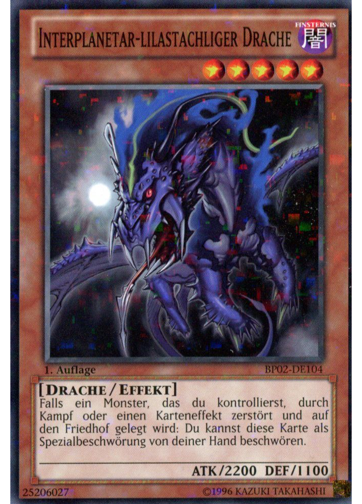 Interplanetar-lilastachliger Drache (Mosaic Rare 1st Edition)