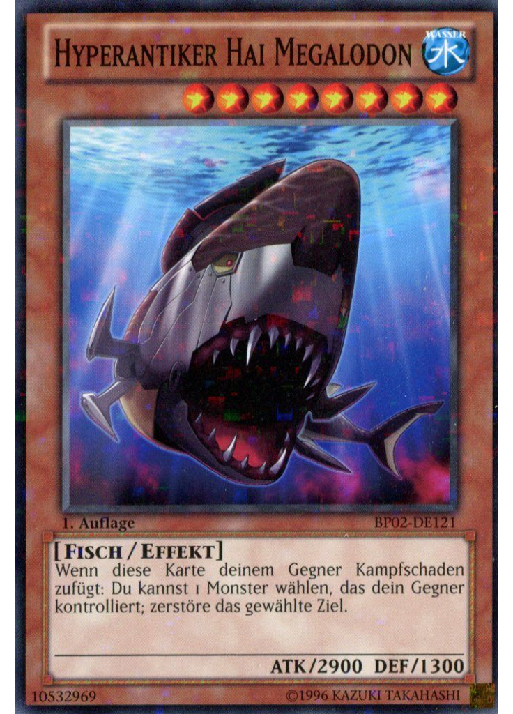 Hyperantiker Hai Megalodon (Mosaic Rare 1st Edition)