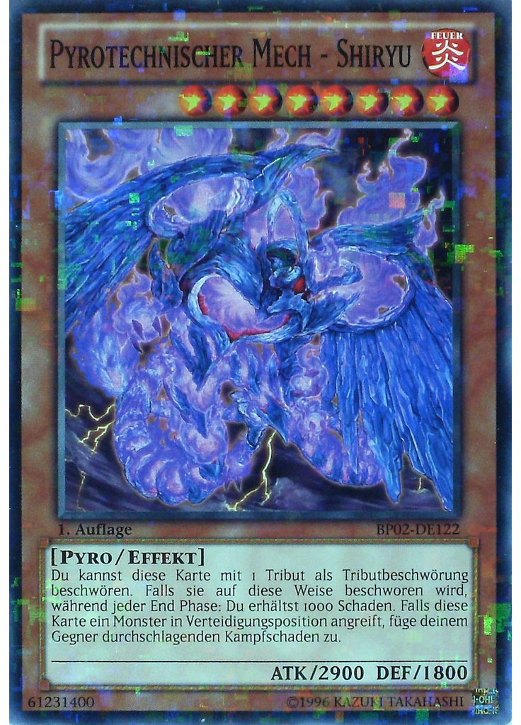 Pyrotechnischer Mech - Shiryu (Mosaic Rare 1st Edition)