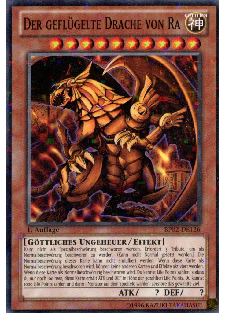 Der geflügelte Drache von Ra