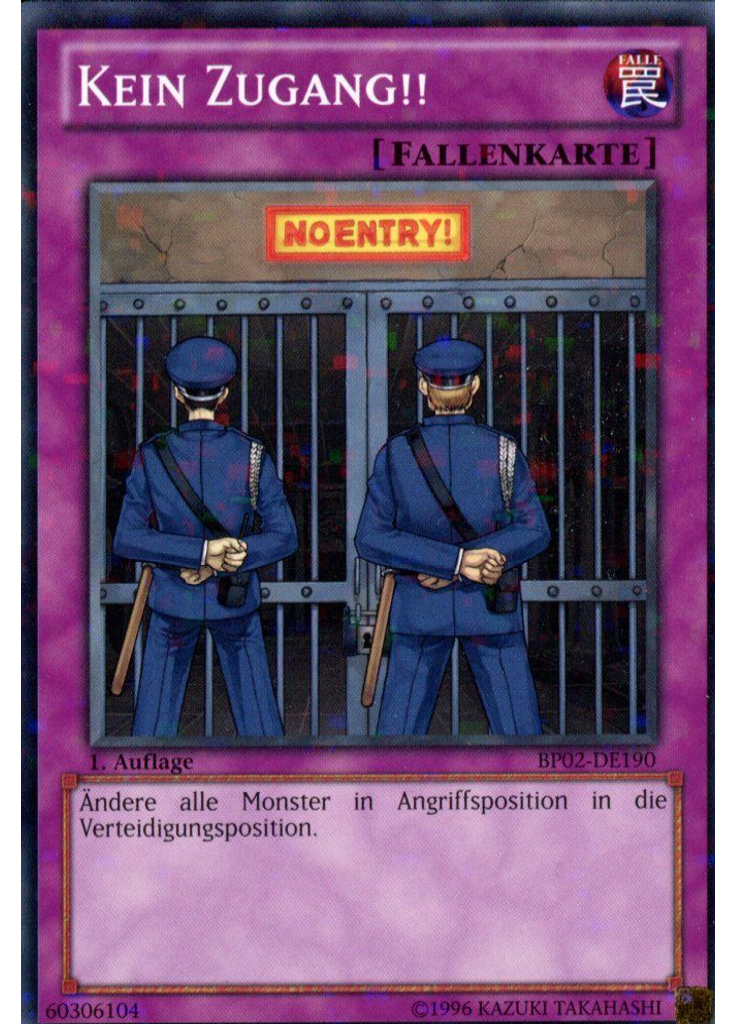 Kein Zugang!! (Mosaic Rare 1st Edition)