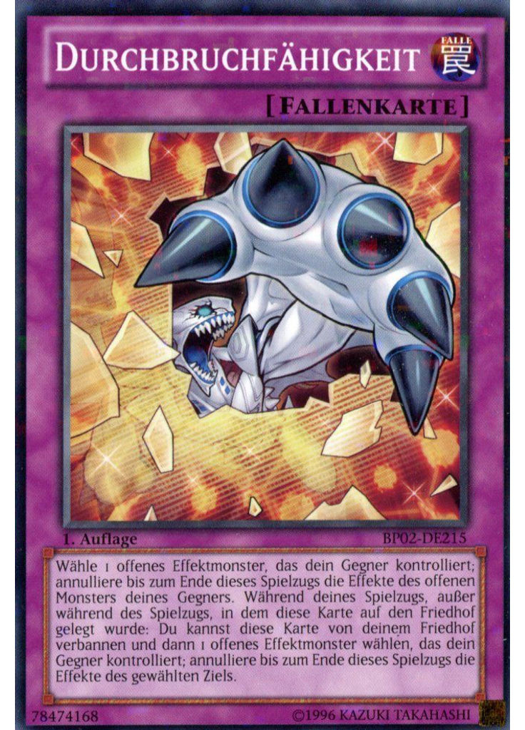 Durchbruchfähigkeit (Mosaic Rare 1st Edition)