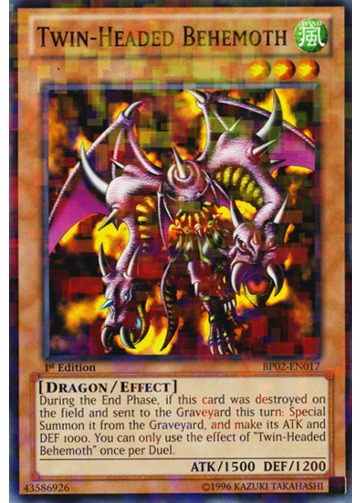 Twin-Headed Behemoth (Mosaic Rare 1st Edition)