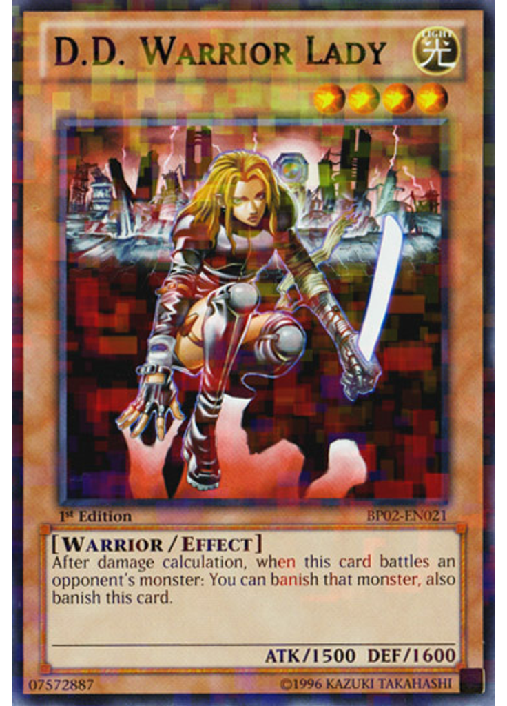 D.D. Warrior Lady (Mosaic Rare 1st Edition)