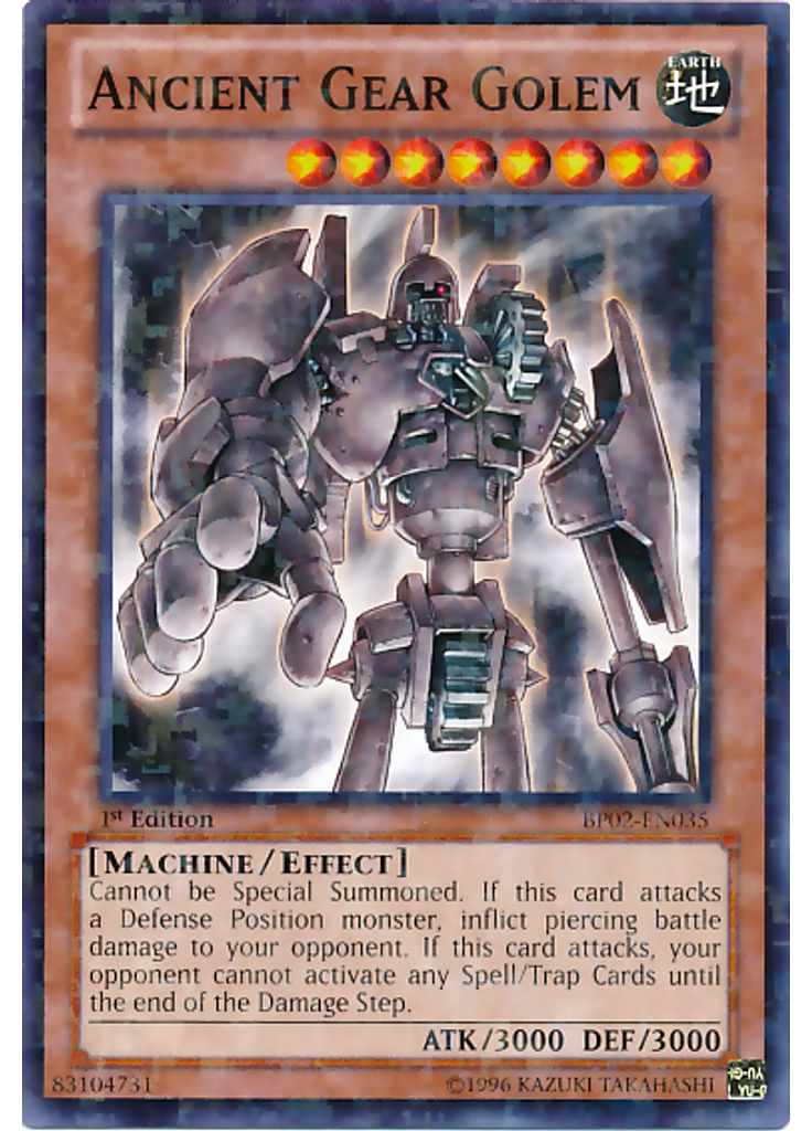 Ancient Gear Golem (Mosaic Rare 1st Edition)