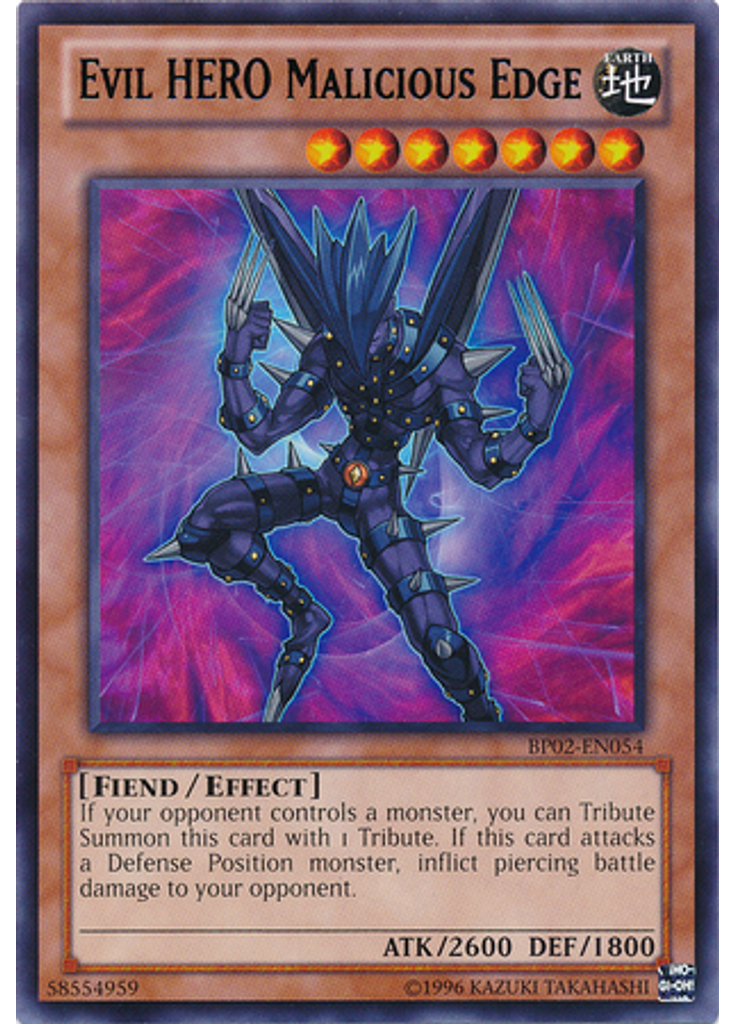 Evil HERO Malicious Edge (Rare Unlimited)