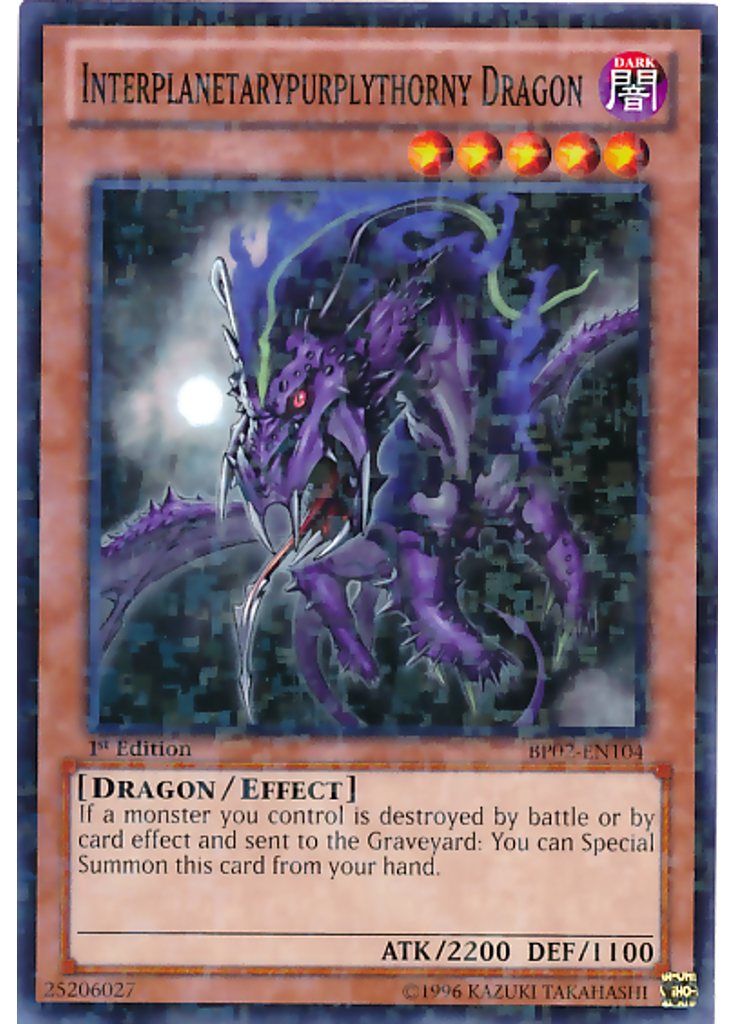 Interplanetarypurplythorny Dragon (Mosaic Rare 1st Edition)