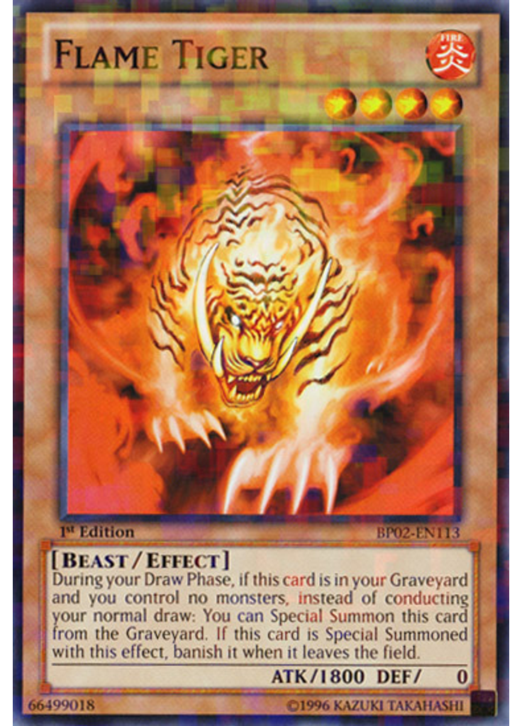 Flame Tiger (Mosaic Rare 1st Edition)