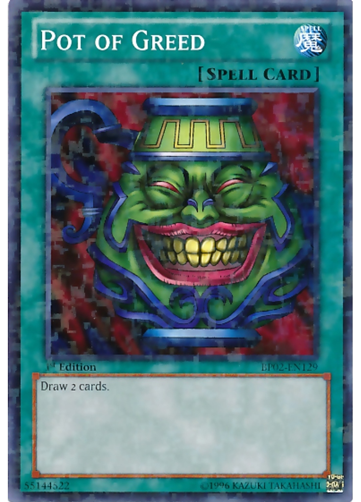Pot of Greed (Mosaic Rare 1st Edition)