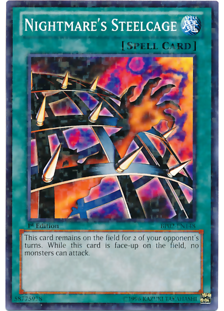 Nightmare's Steelcage (Mosaic Rare 1st Edition)