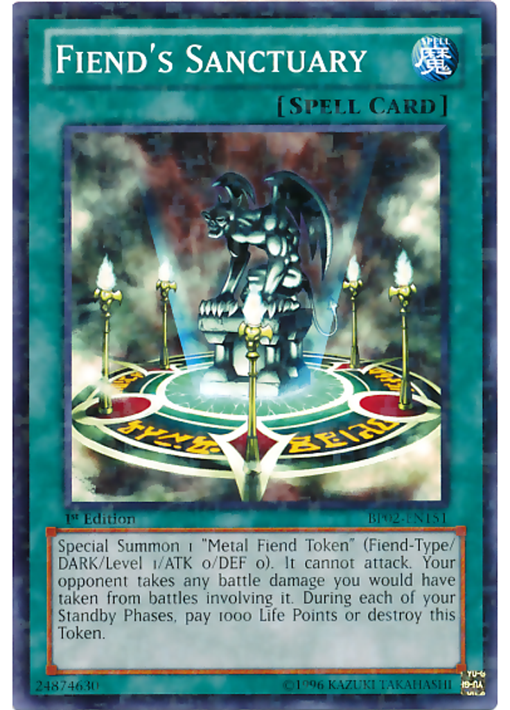 Fiend's Sanctuary (Mosaic Rare 1st Edition)