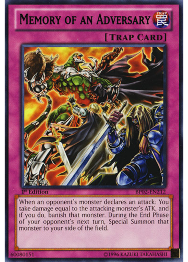 Memory of an Adversary