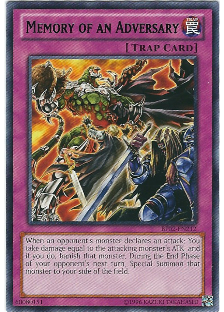 Memory of an Adversary (Rare Unlimited)