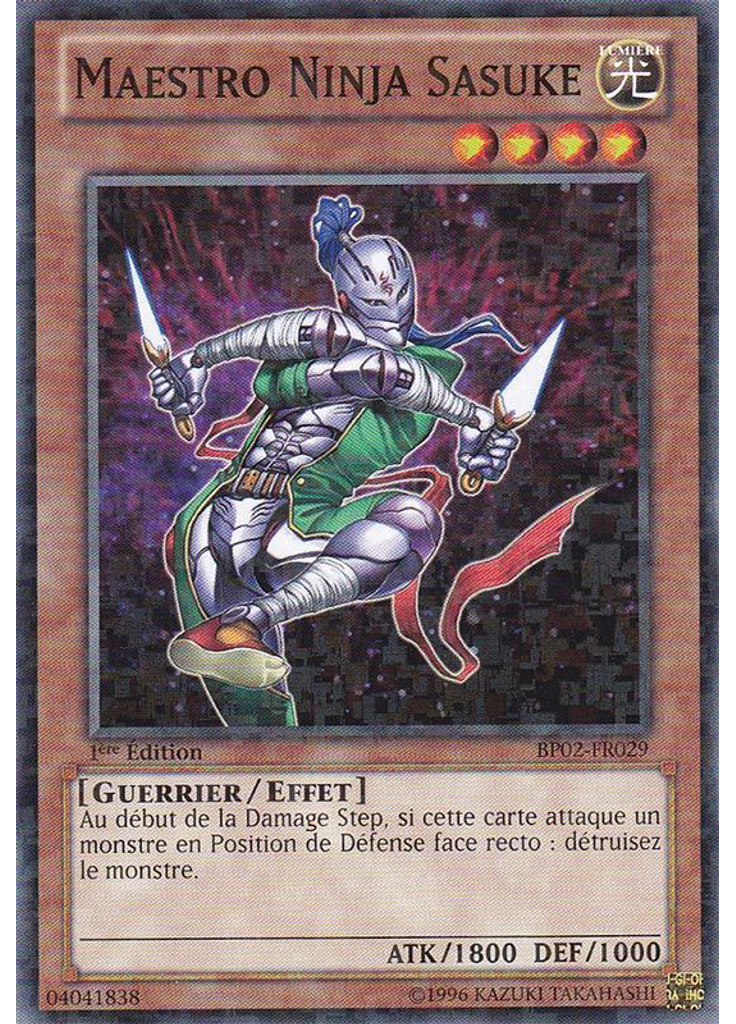 Maestro Ninja Sasuke (Mosaic Rare 1st Edition)