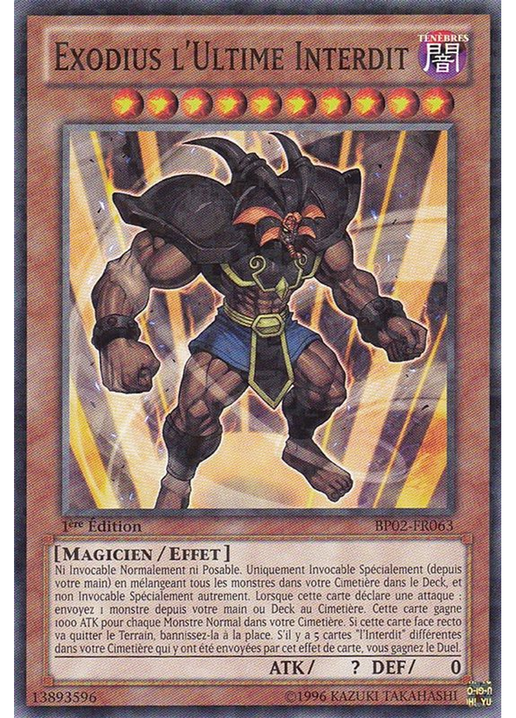 Exodius l'Ultime Interdit (Mosaic Rare 1st Edition)