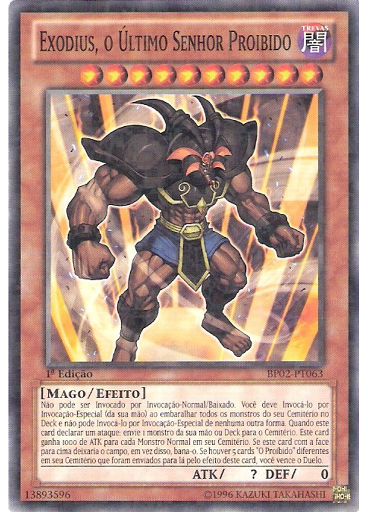 Exodius, o Último Senhor Proibido