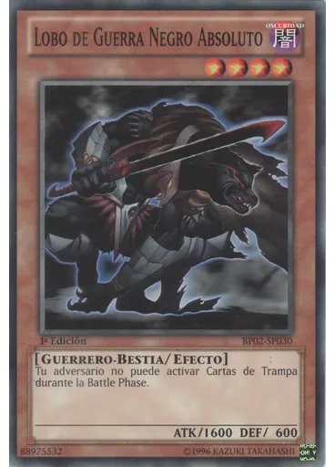 Lobo de Guerra Negro Absoluto