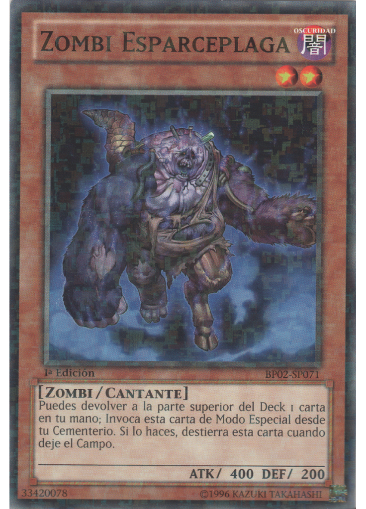 Zombi Esparceplaga (Mosaic Rare 1st Edition)