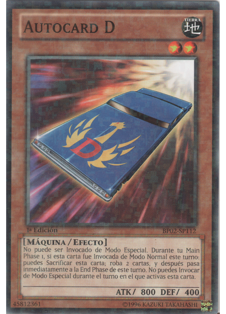 Autocard D (Mosaic Rare 1st Edition)