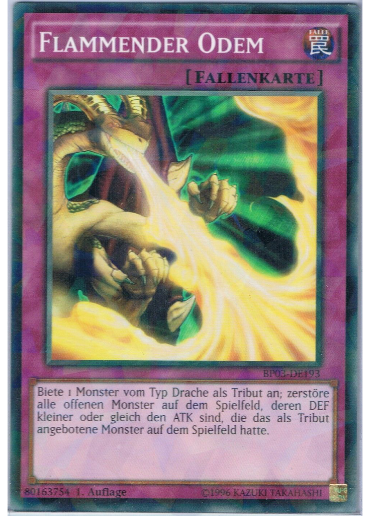 Flammender Odem (Shatterfoil Rare 1st Edition)