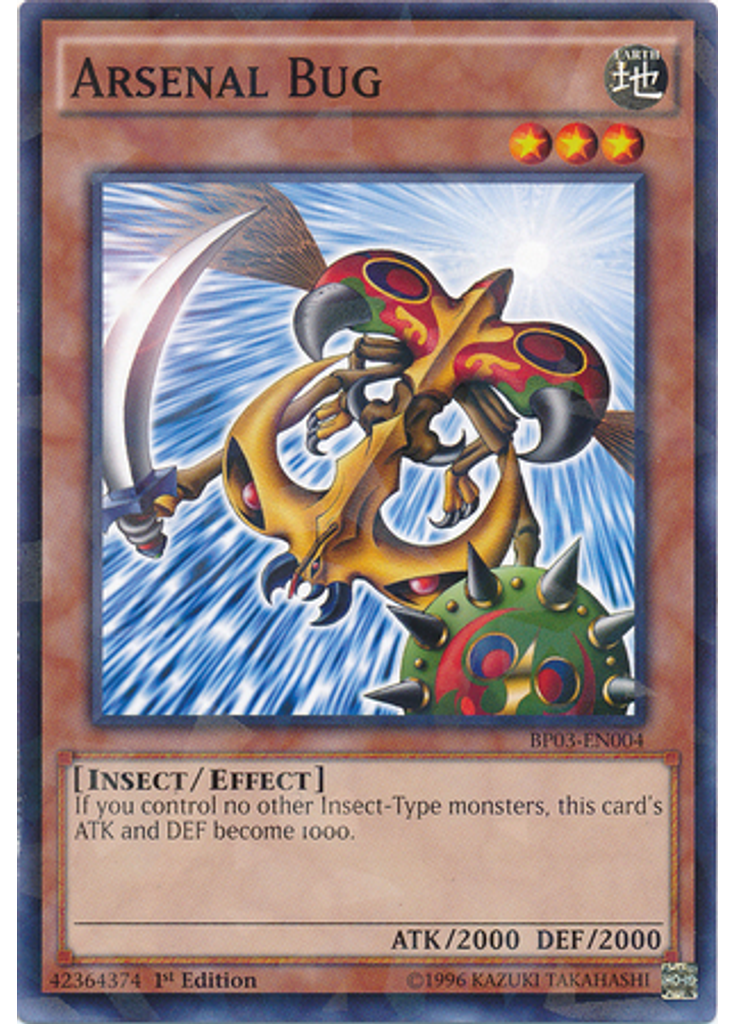 Arsenal Bug (Shatterfoil Rare 1st Edition)