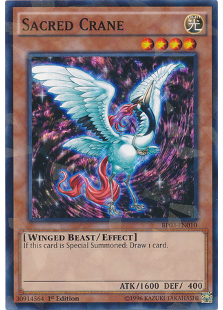 Sacred Crane (Shatterfoil Rare 1st Edition)