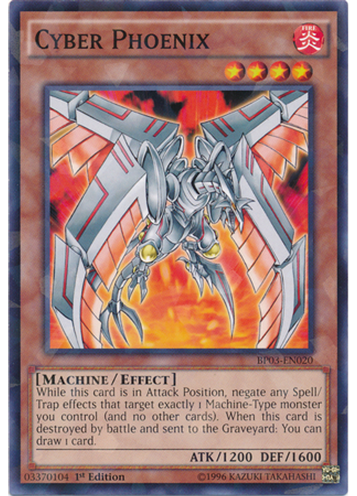 Cyber Phoenix (Shatterfoil Rare 1st Edition)
