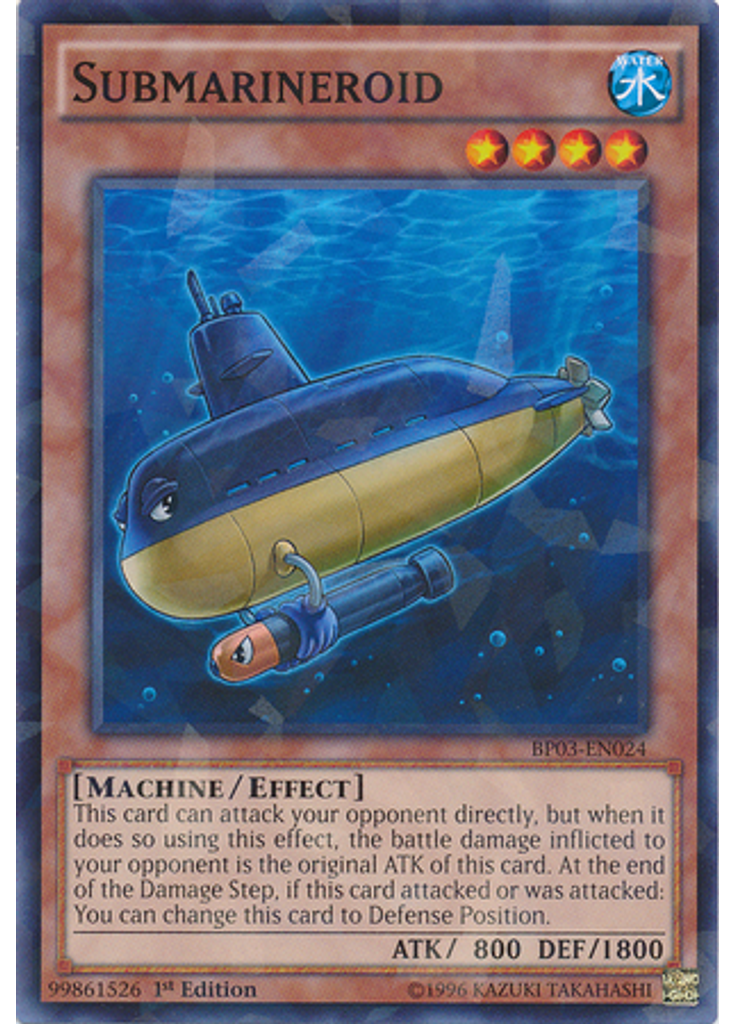 Submarineroid (Shatterfoil Rare 1st Edition)