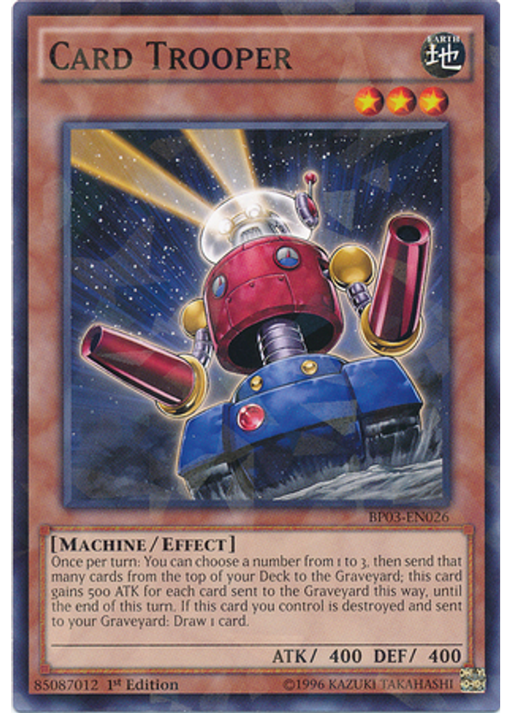 Card Trooper (Shatterfoil Rare 1st Edition)