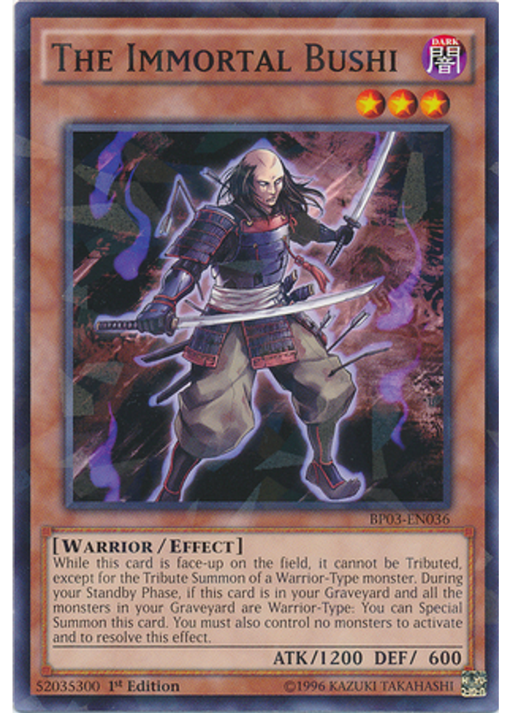 The Immortal Bushi (Shatterfoil Rare 1st Edition)