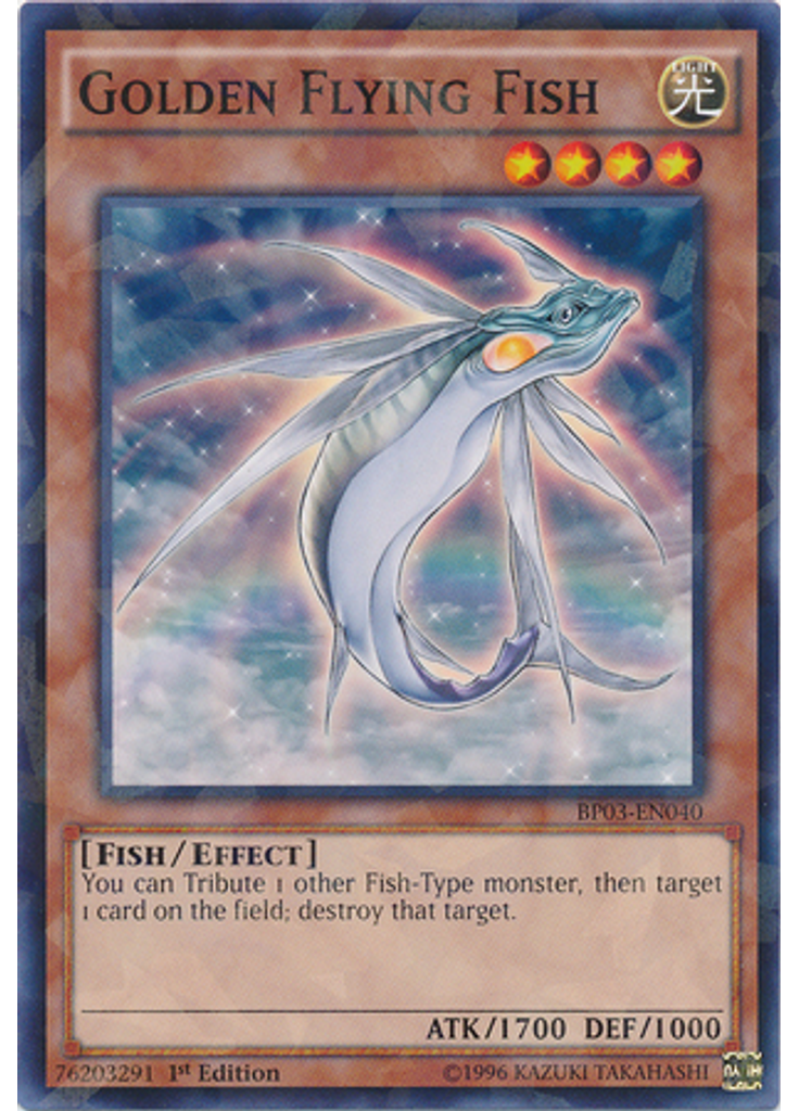 Golden Flying Fish (Shatterfoil Rare 1st Edition)