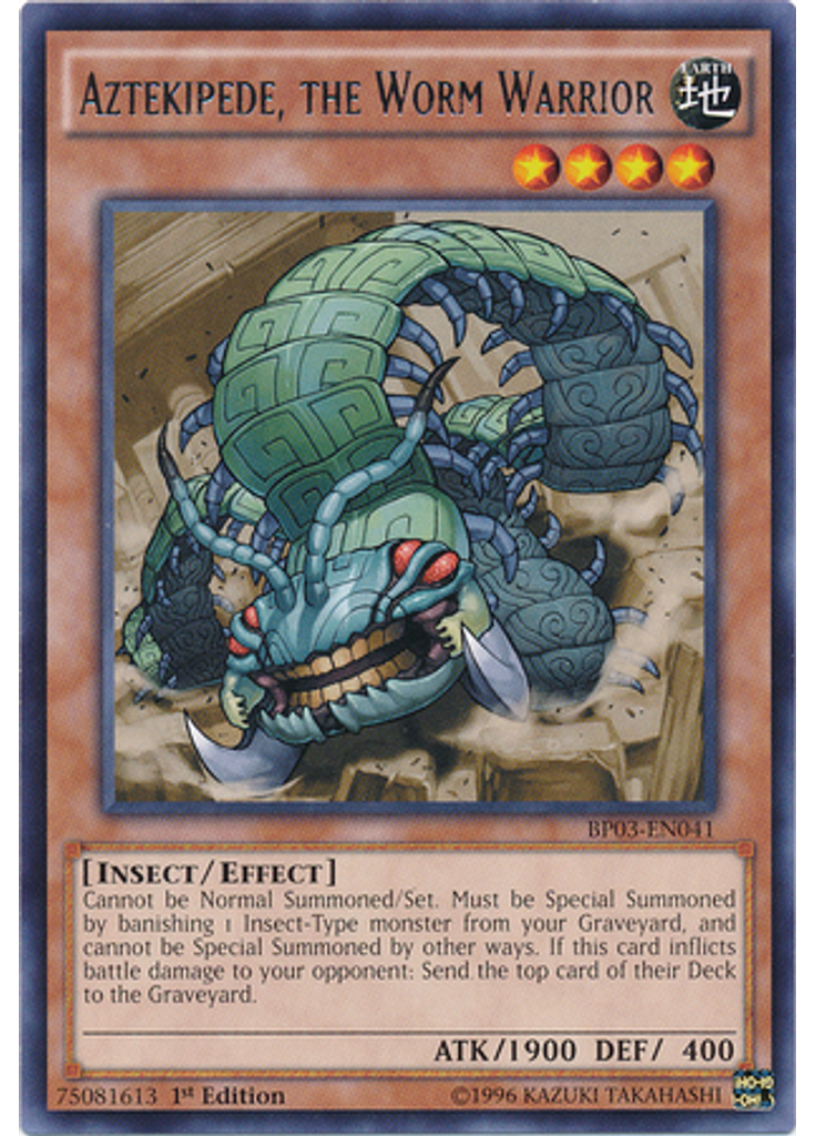 Aztekipede, the Worm Warrior