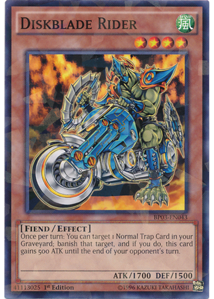 Diskblade Rider (Shatterfoil Rare 1st Edition)