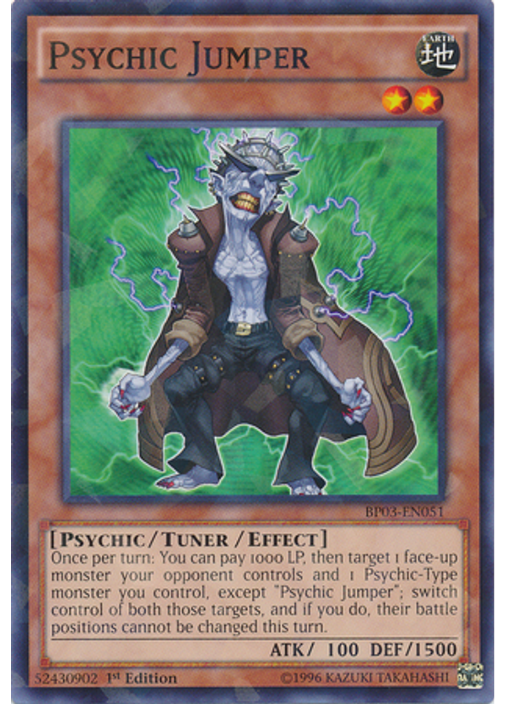 Psychic Jumper (Shatterfoil Rare 1st Edition)