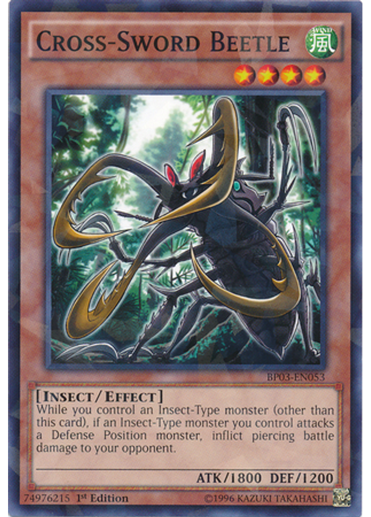 Cross-Sword Beetle (Shatterfoil Rare 1st Edition)
