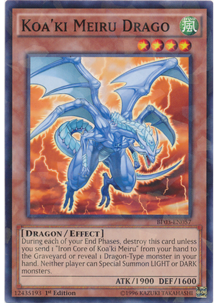 Koa'ki Meiru Drago (Shatterfoil Rare 1st Edition)