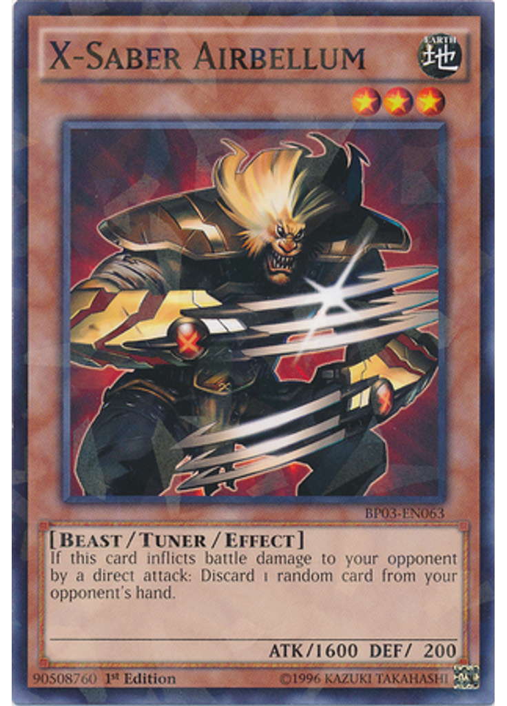 X-Saber Airbellum (Shatterfoil Rare 1st Edition)