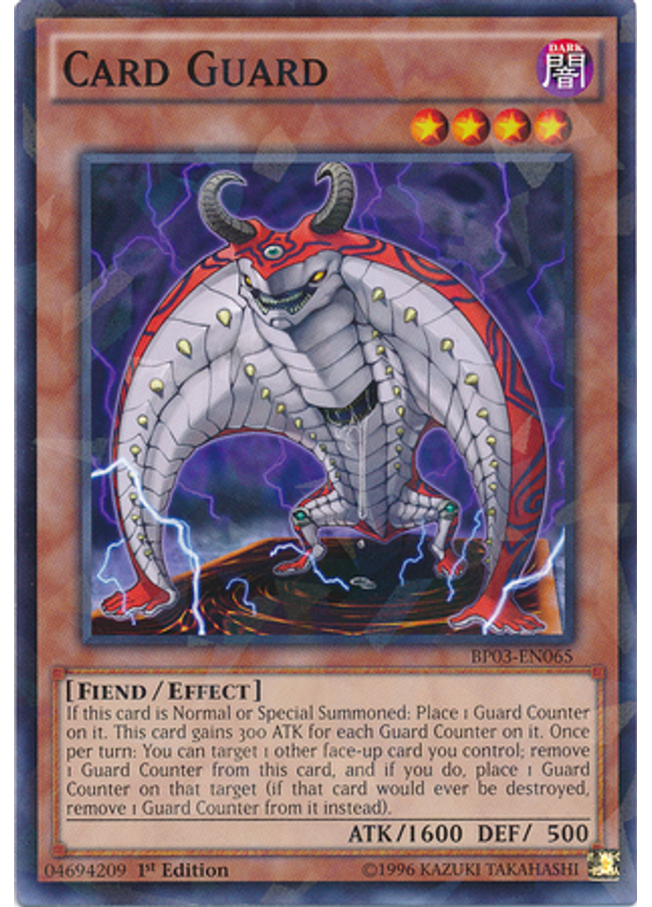 Card Guard (Shatterfoil Rare 1st Edition)