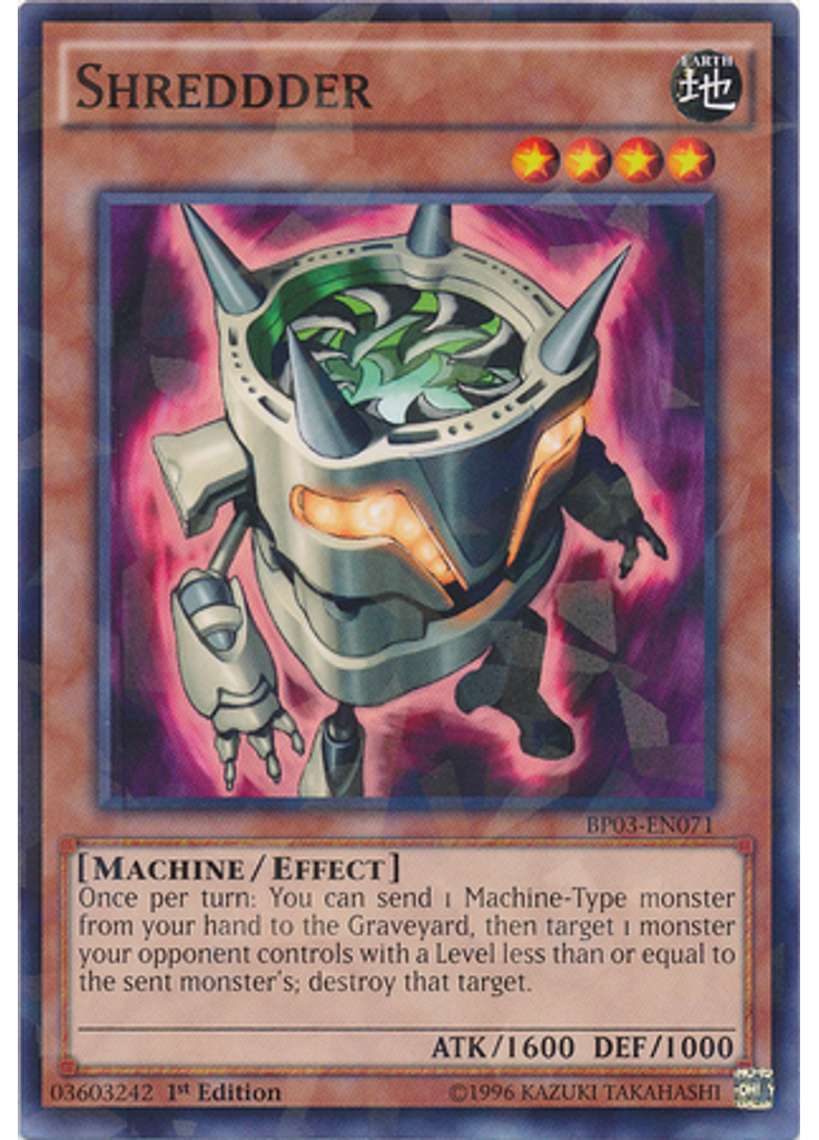 Shreddder (Shatterfoil Rare 1st Edition)